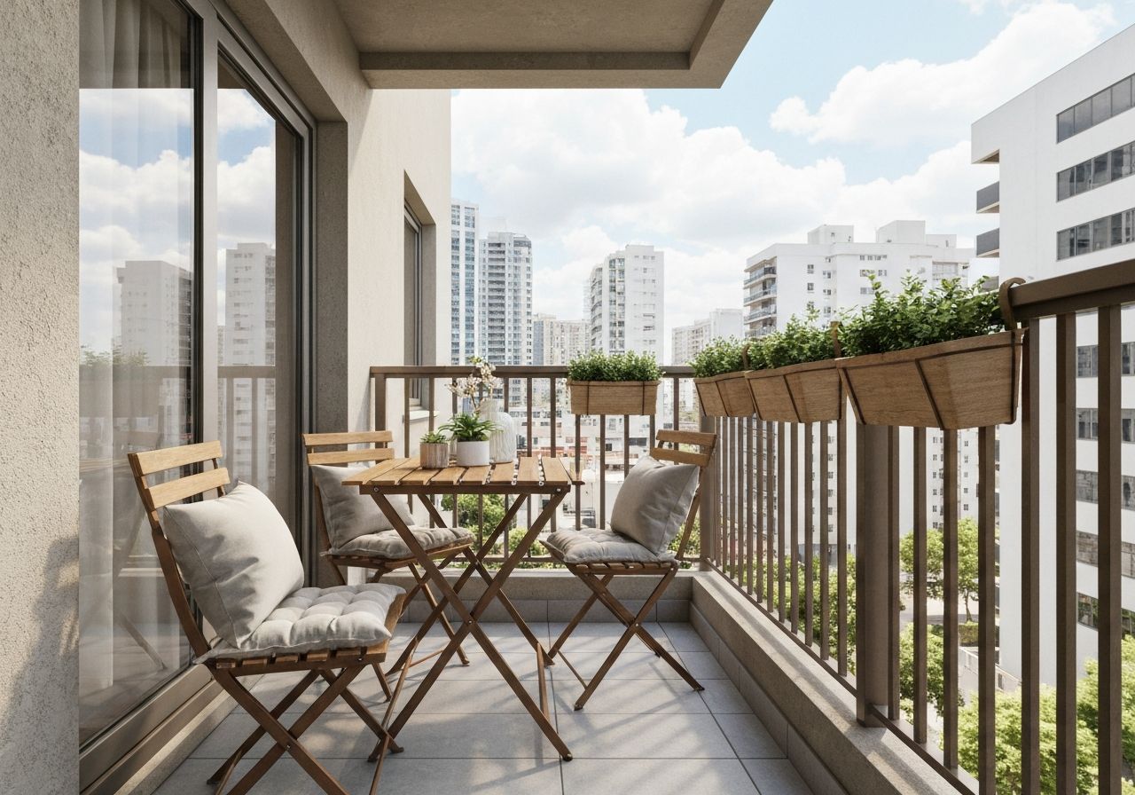 Meble na wąski balkon – praktyczne i stylowe rozwiązania dla małych przestrzeni